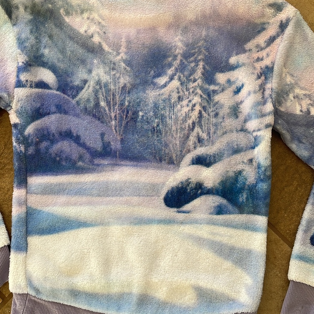 + DISNEY + Girls Olaf Fleece Top - Picture 8 of 8